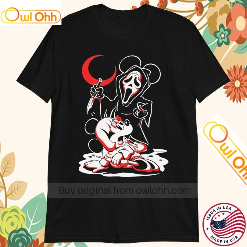 Ice Nine Kills Mickey Scream Mickey Mouse And Minnie Mouse T-Shirt, Hoodie, Sweatshirt, Tank Top For Men Women Kid