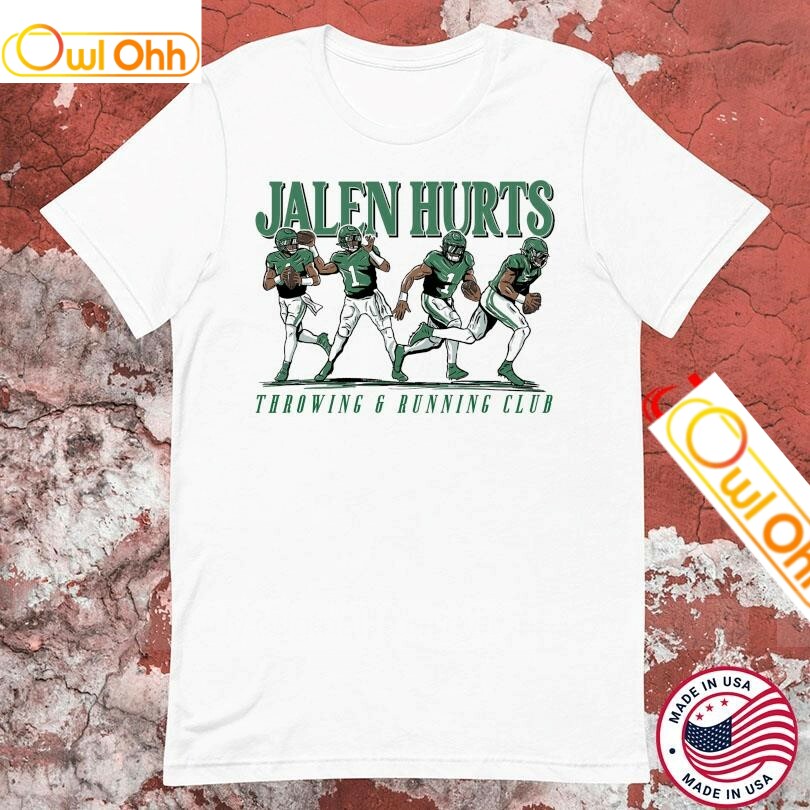 Jalen Hurts Philadelphia Eagles Philly The Dual Threat Throwing And Running Club T-Shirt, Hoodie, Sweatshirt, Tank Top For Men Women Kid