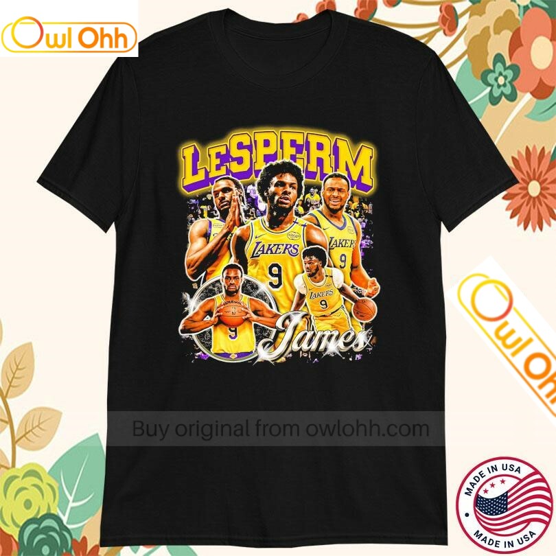LeSperm James Los Angeles Lakers T-Shirt, Hoodie, Sweatshirt, Tank Top For Men Women Kid