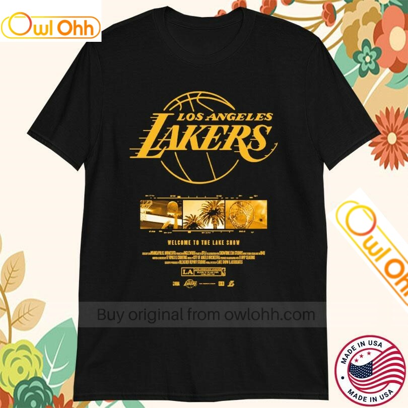 Los Angeles Lakers Check The Credits Welcome To The Lake Show T-Shirt, Hoodie, Sweatshirt, Tank Top For Men Women Kid