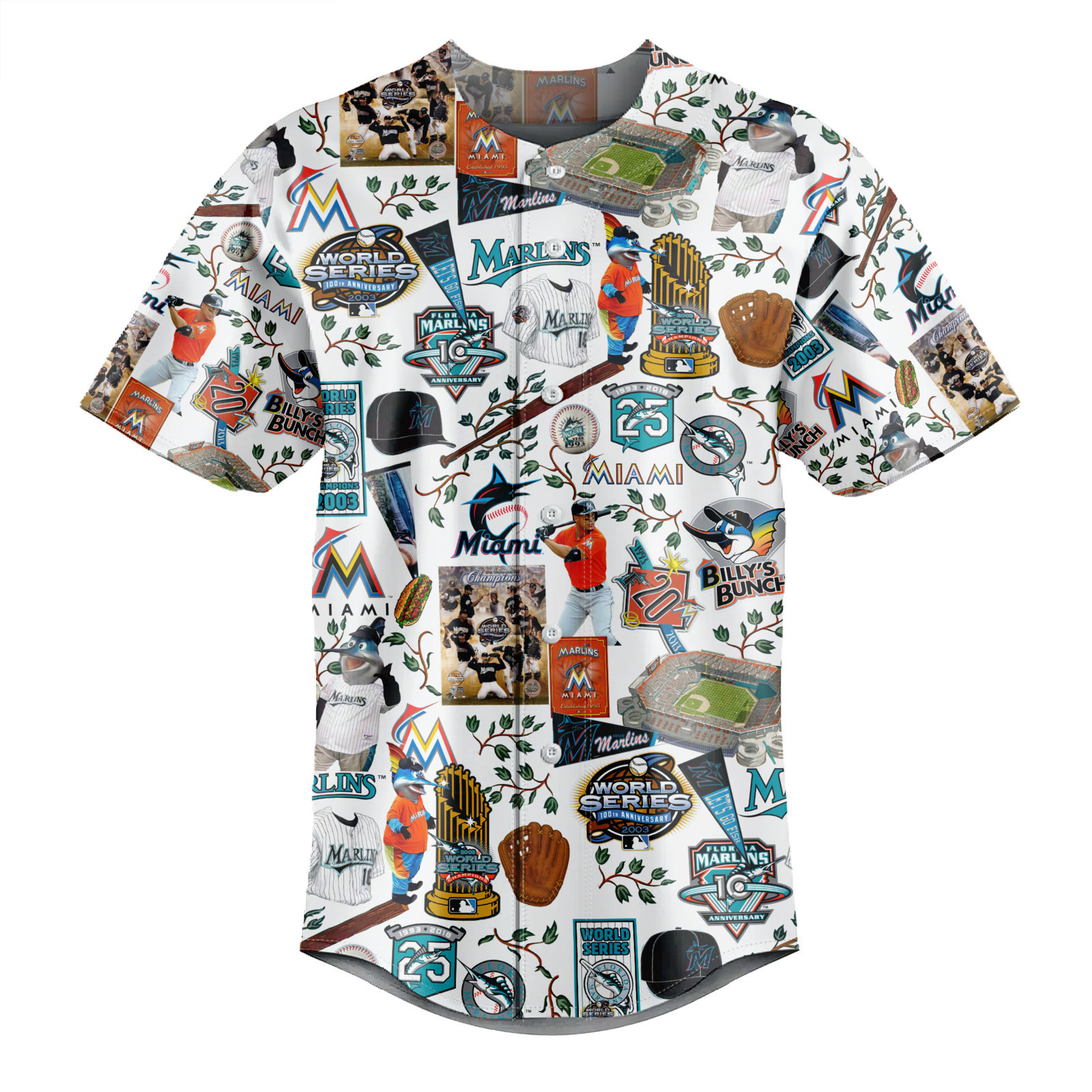 Miami Marlins World Series Vintage - Baseball Jersey - Owl Ohh