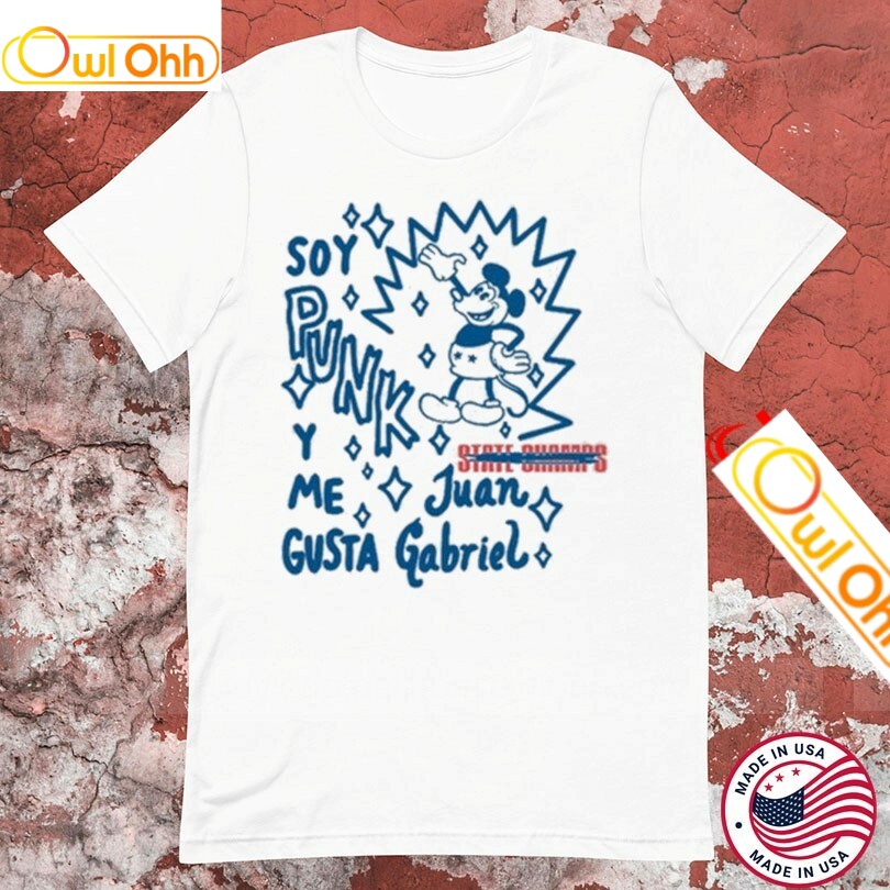 Mickey Mouse Soy Punk Me Juan Gusta Gabriel T-Shirt, Hoodie, Sweatshirt, Tank Top For Men Women Kid
