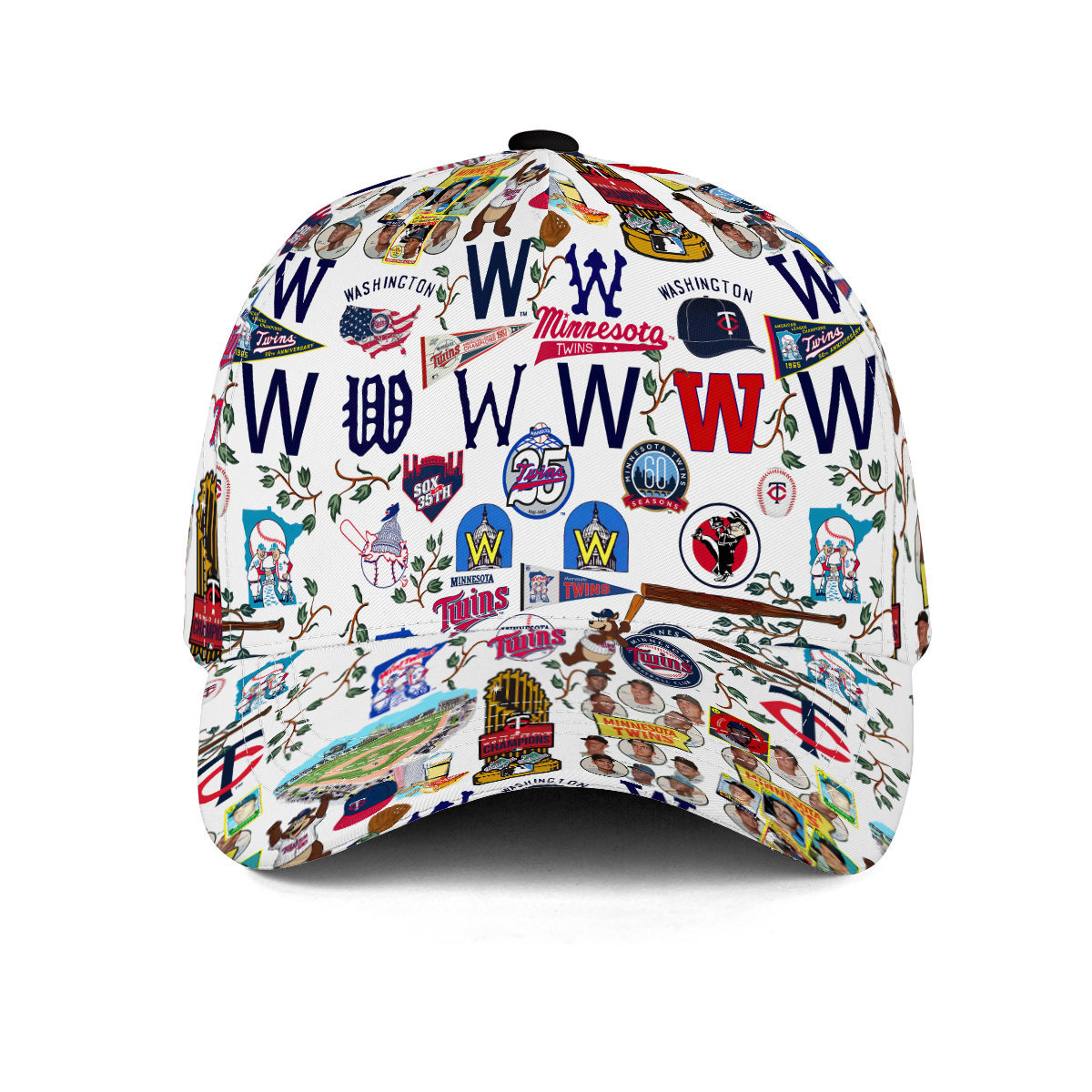 Minnesota Twins Homeruns, Hibiscus, and Golden Memories - Classic Cap - Owl Ohh