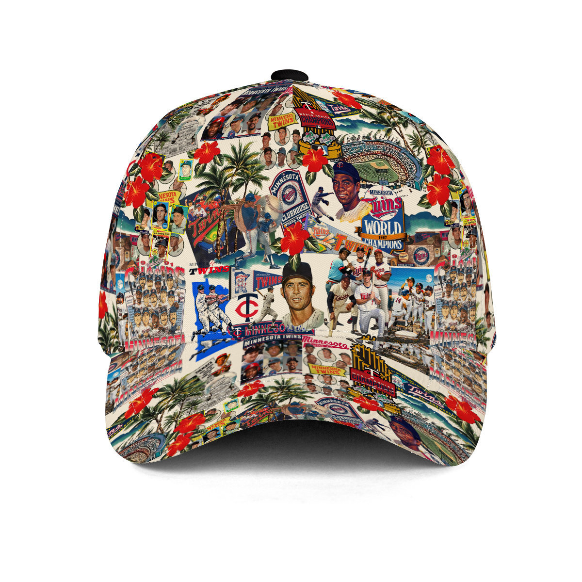 Minnesota Twins Palm Trees, Pennants, and Baseball Glory - Classic Cap - Owl Ohh