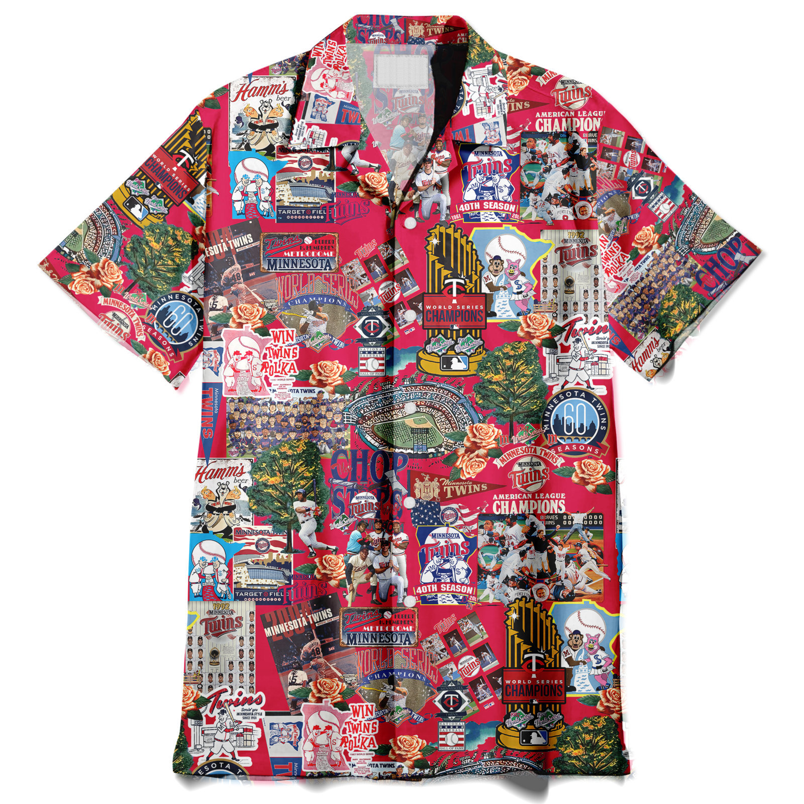 Minnesota Twins Where the Sun Meets Vintage Dreams - Hawaiian Shirt - Owl Ohh