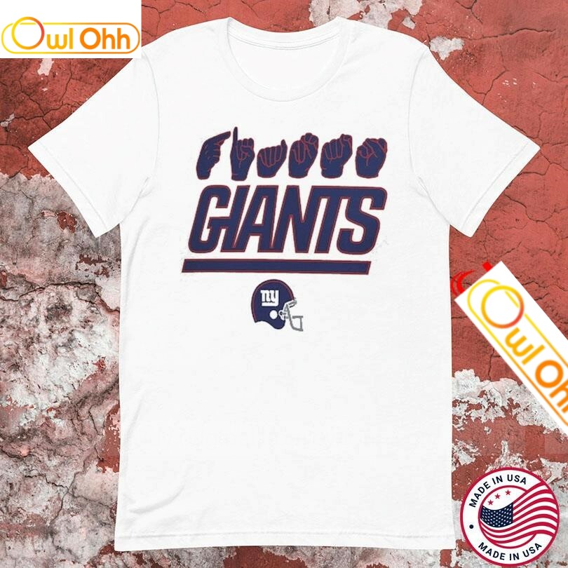 New York Giants The NFL ASL Love Sign American Sign Language T-Shirt, Hoodie, Sweatshirt, Tank Top For Men Women Kid