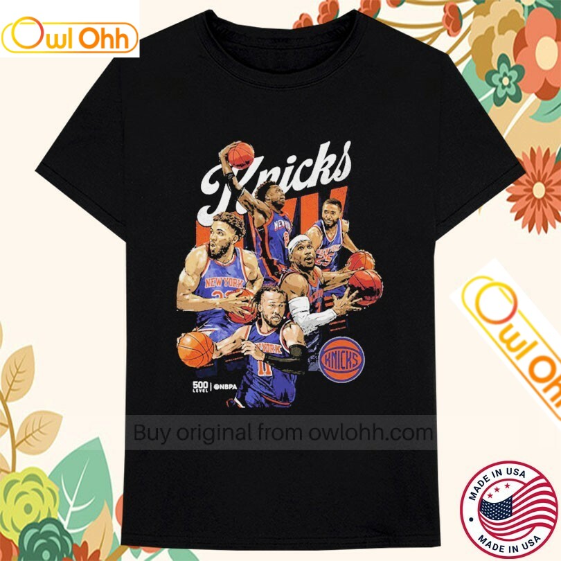 New York Knicks Starting 5 NBA 2025 T-Shirt, Hoodie, Sweatshirt, Tank Top For Men Women Kid