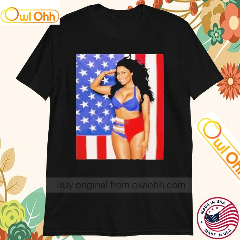 Nicki Minaj America Flag T-Shirt, Hoodie, Sweatshirt, Tank Top For Men Women Kid