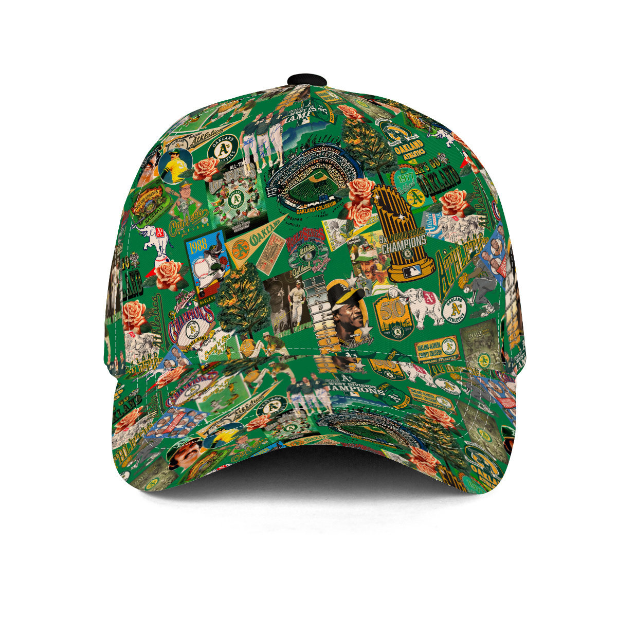 Oakland Athletics Swingin' Bats and Tropical Stadium Dreams - Classic Cap - Owl Ohh