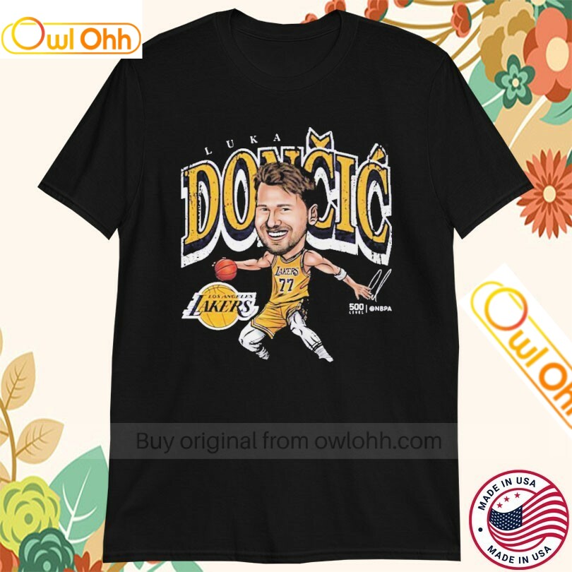 Official Luka Doncic Los Angeles Lakers Cartoon T-Shirt, Hoodie, Sweatshirt, Tank Top For Men Women Kid