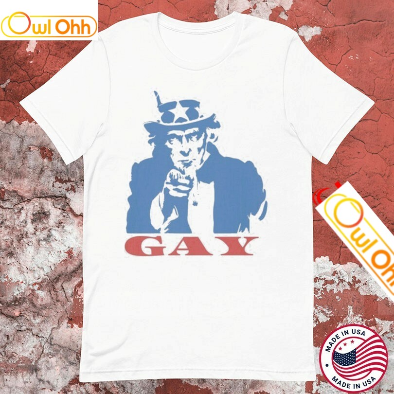 Official Uncle Sam Gay T-Shirt, Hoodie, Sweatshirt, Tank Top For Men Women Kid