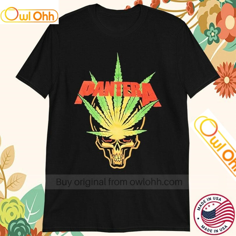 Pantera Cannabis Skull Layered T-Shirt, Hoodie, Sweatshirt, Tank Top For Men Women Kid