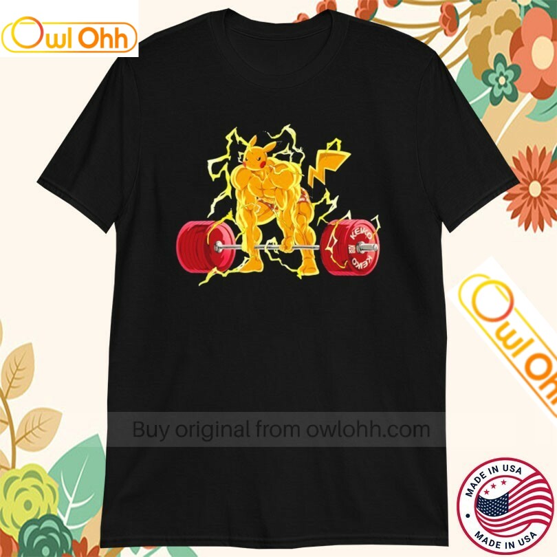 Peakachu Swole Pokemon Gym Muscle T-Shirt, Hoodie, Sweatshirt, Tank Top For Men Women Kid