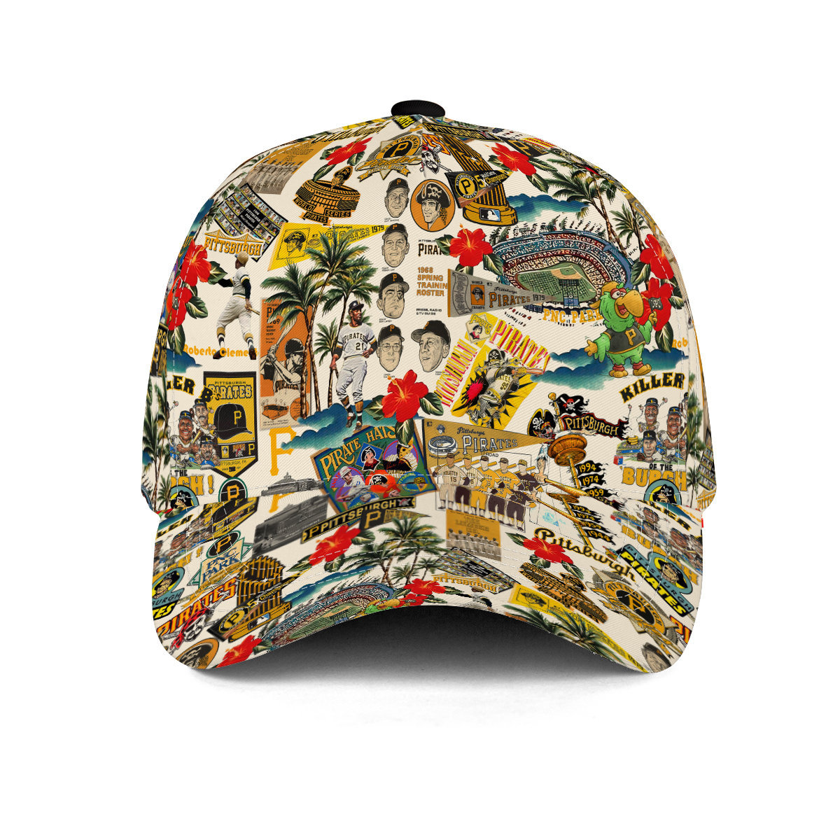 Pittsburgh Pirates Palm Trees, Pennants, and Baseball Glory - Classic Cap - Owl Ohh
