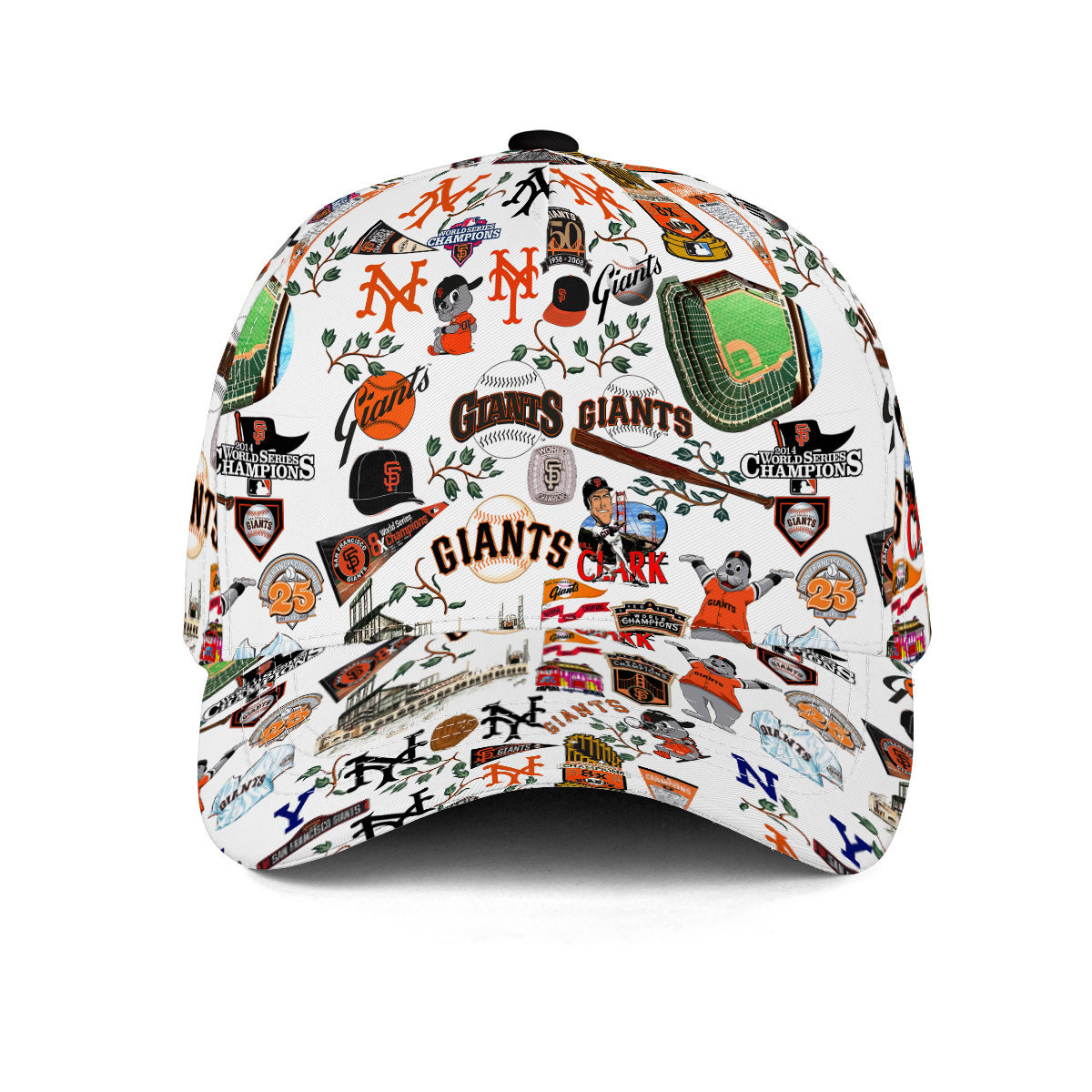 San Francisco Giants Homeruns, Hibiscus, and Golden Memories - Classic Cap - Owl Ohh