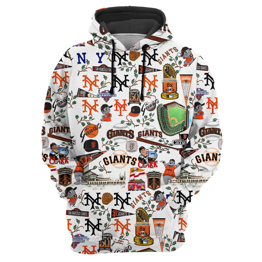 San Francisco Giants Homeruns, Hibiscus, and Golden Memories - Hoodie - Owl Ohh