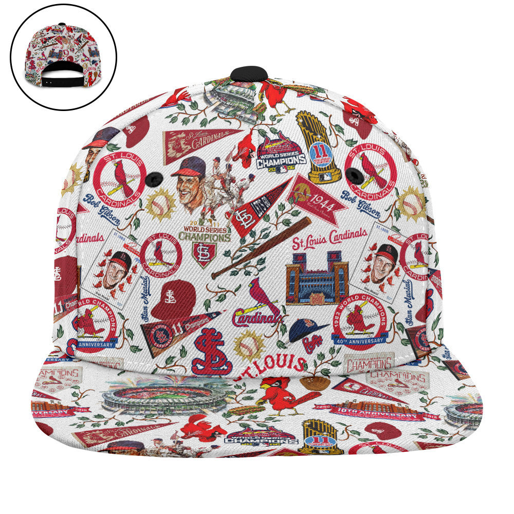St. Louis Cardinals World Series Vintage – Baseball Cap – Owl Ohh