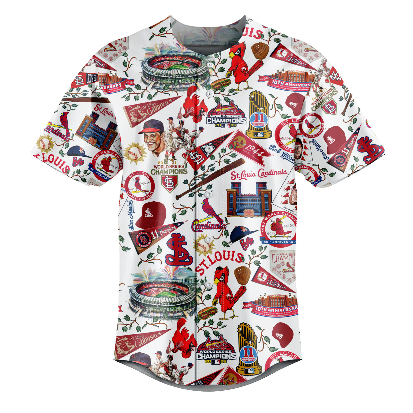 St. Louis Cardinals World Series Vintage – Baseball Jersey – Owl Ohh