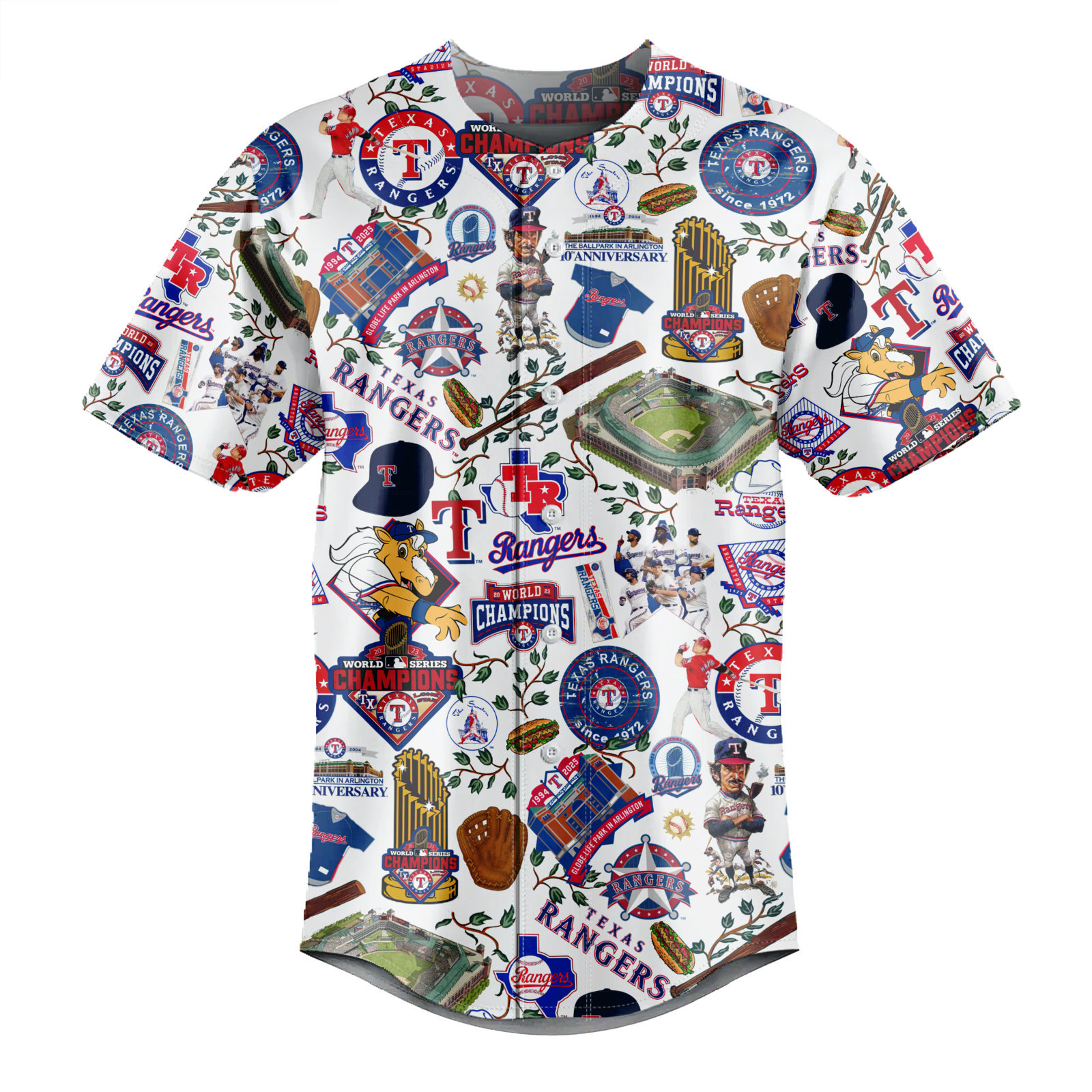 Texas Rangers World Series Vintage - Baseball Jersey - Owl Ohh