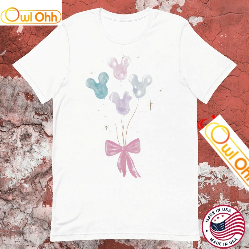 Tied Up With Magic Balloons Mickey Bow T-Shirt, Hoodie, Sweatshirt, Tank Top For Men Women Kid