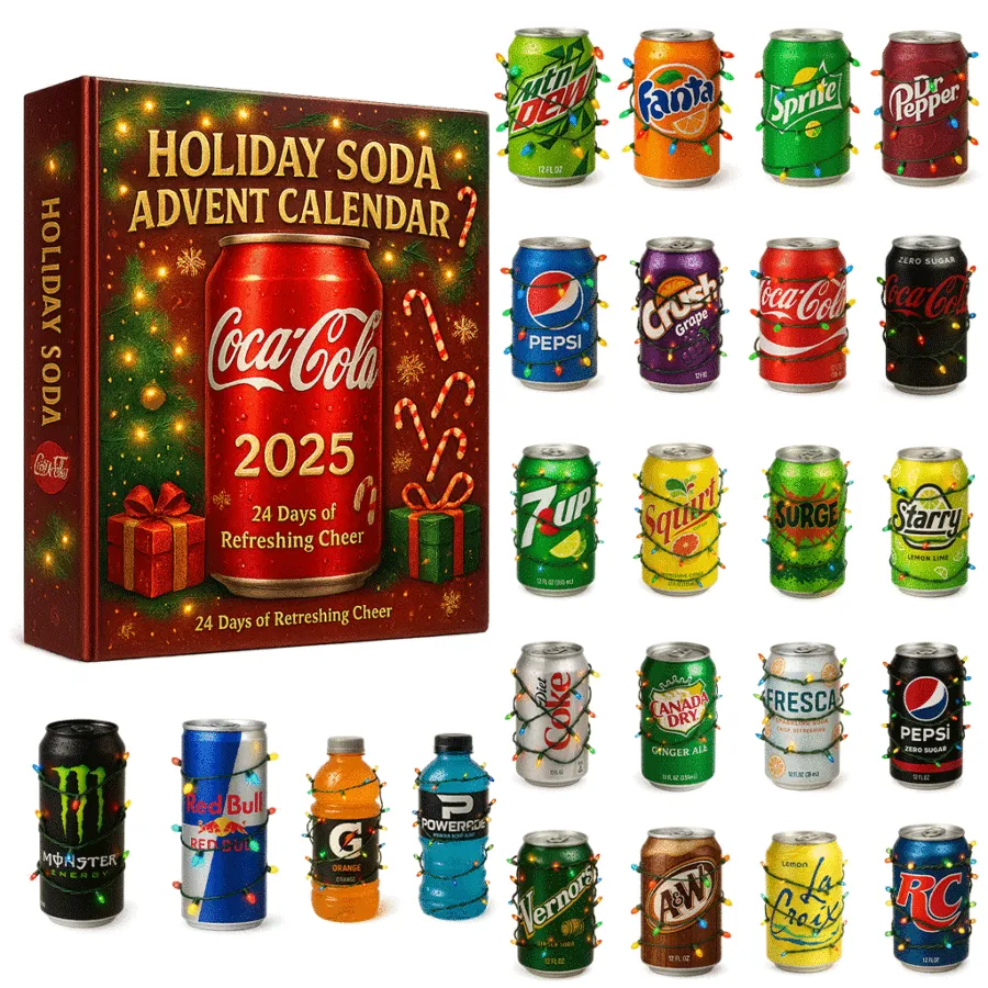 Coca Cola Pepsi Soda Advent Calendar 2025