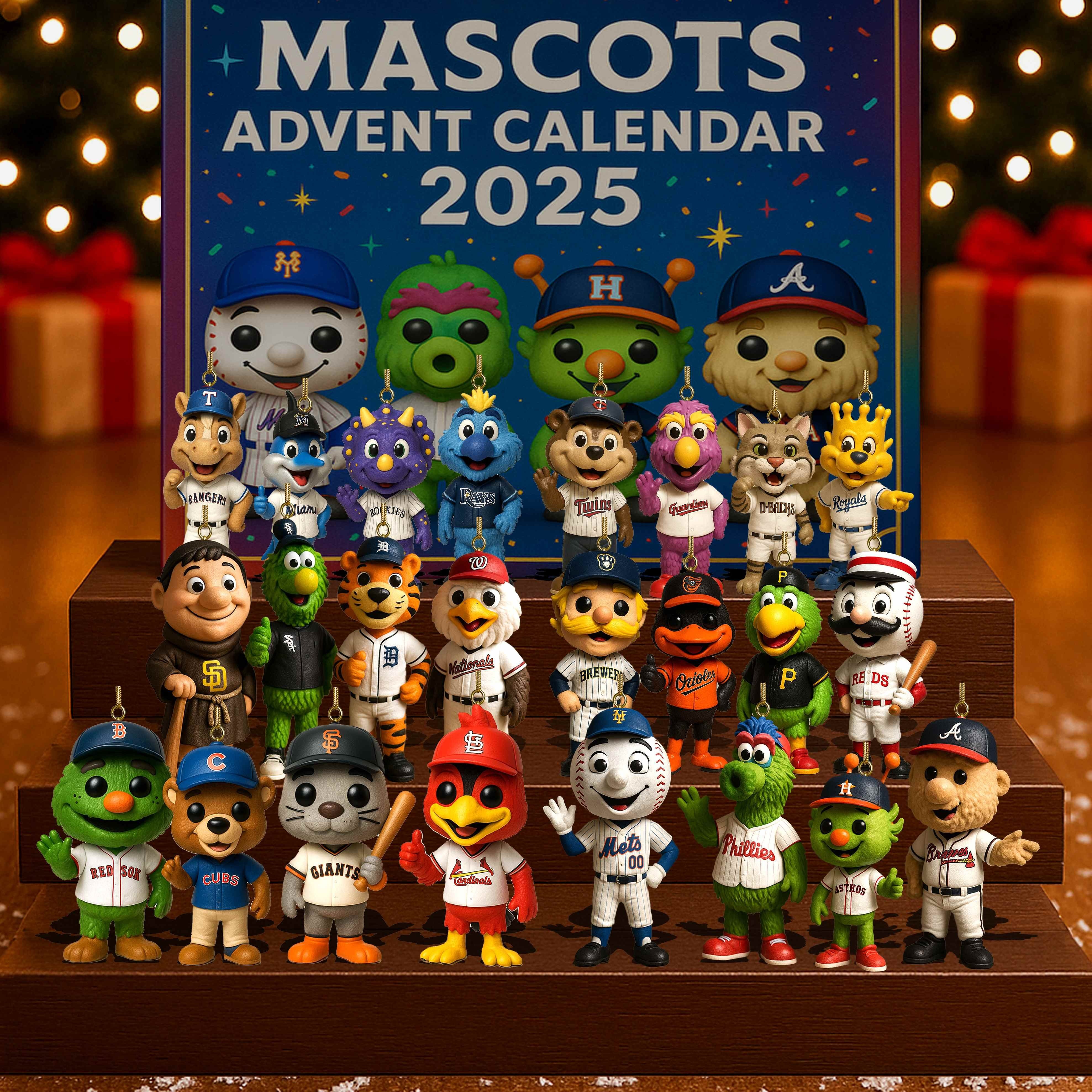 NEW MLB Mascot Advent Calendar