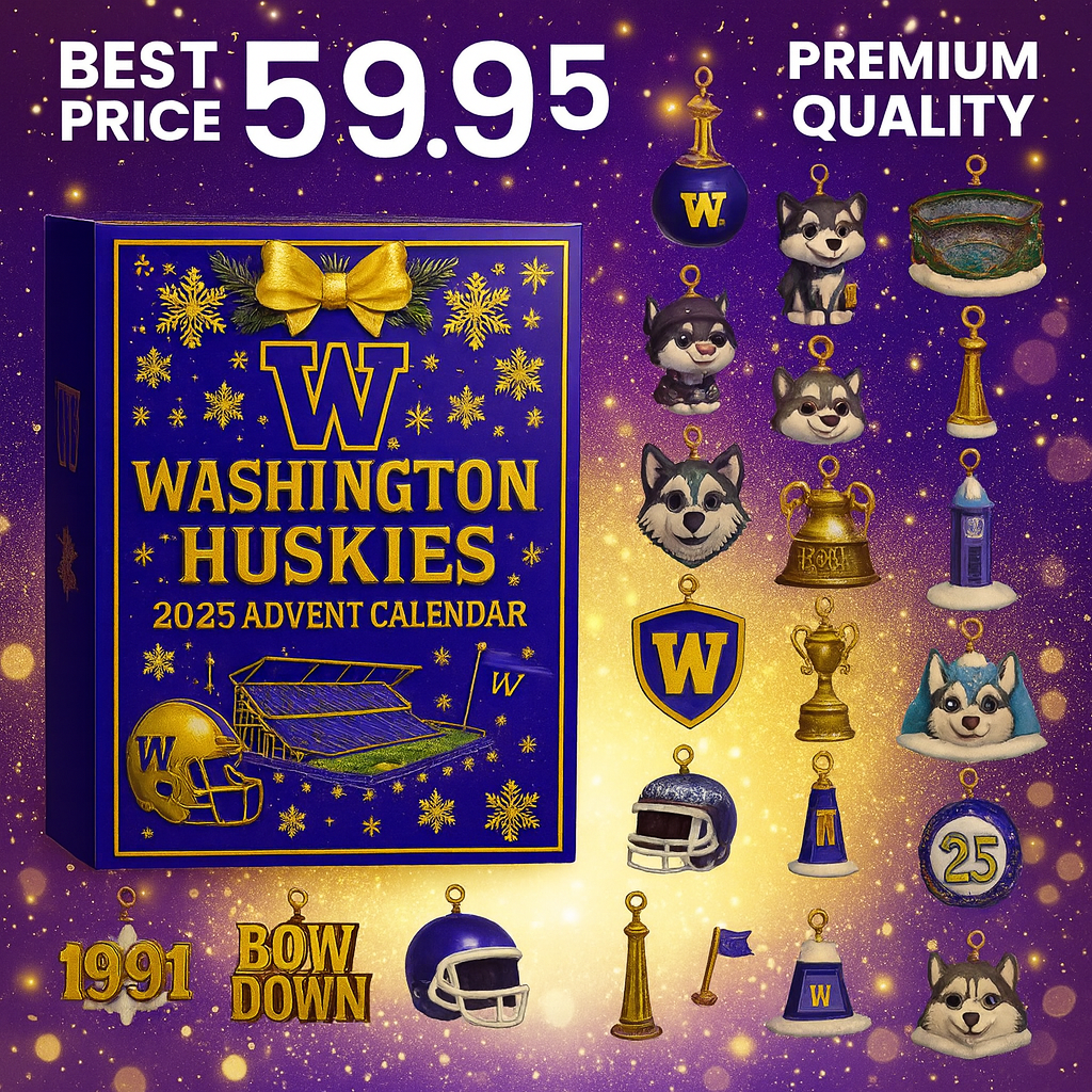 TOP Washington Huskies 2025 Advent Calendar